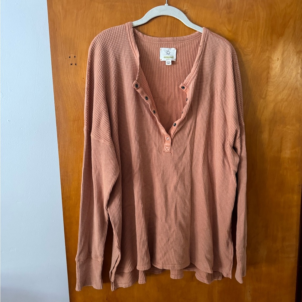 Aerie Waffle Shirt